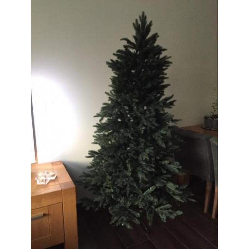 Hele mooie Intratuin Gotthard kerstboom blauw 185 cm!!