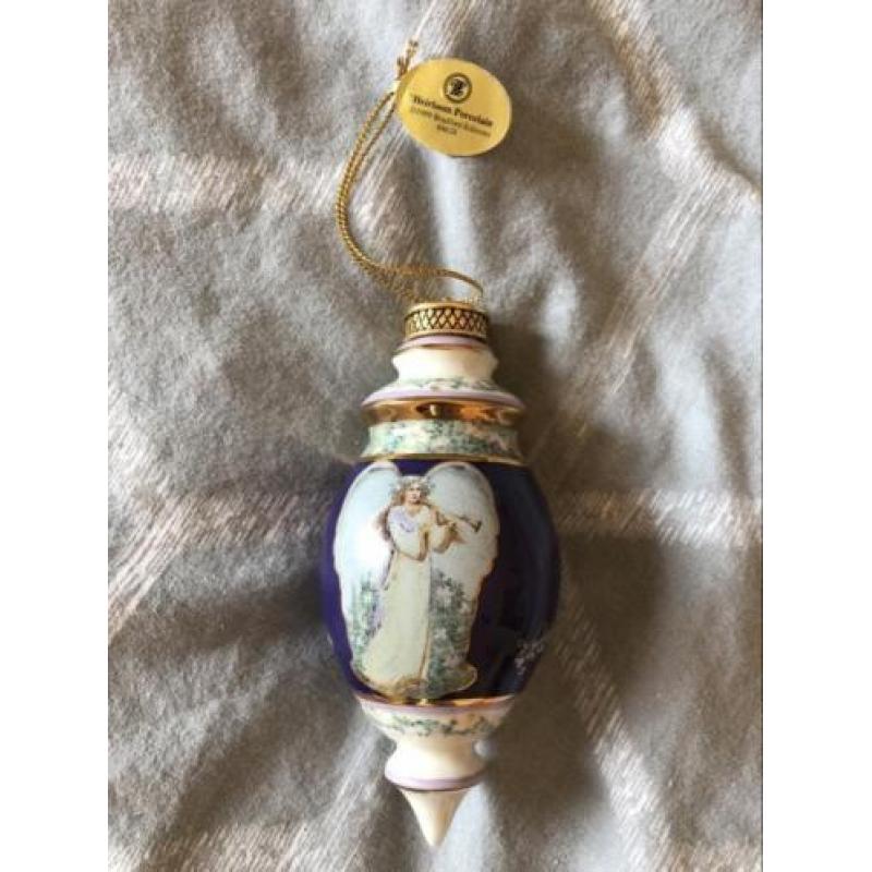 Kerstbal Heirloom porcelain faiths medley symphony angels