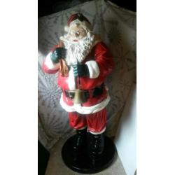 Polyester kerstman hoogte 1.80 cm