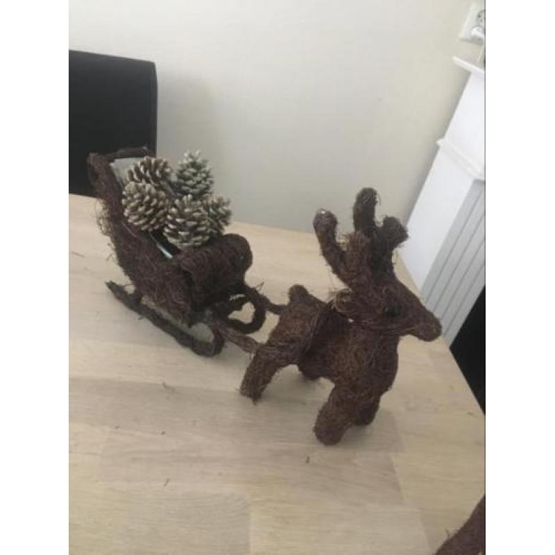 Arrenslee set incl.2 hertjes bruin