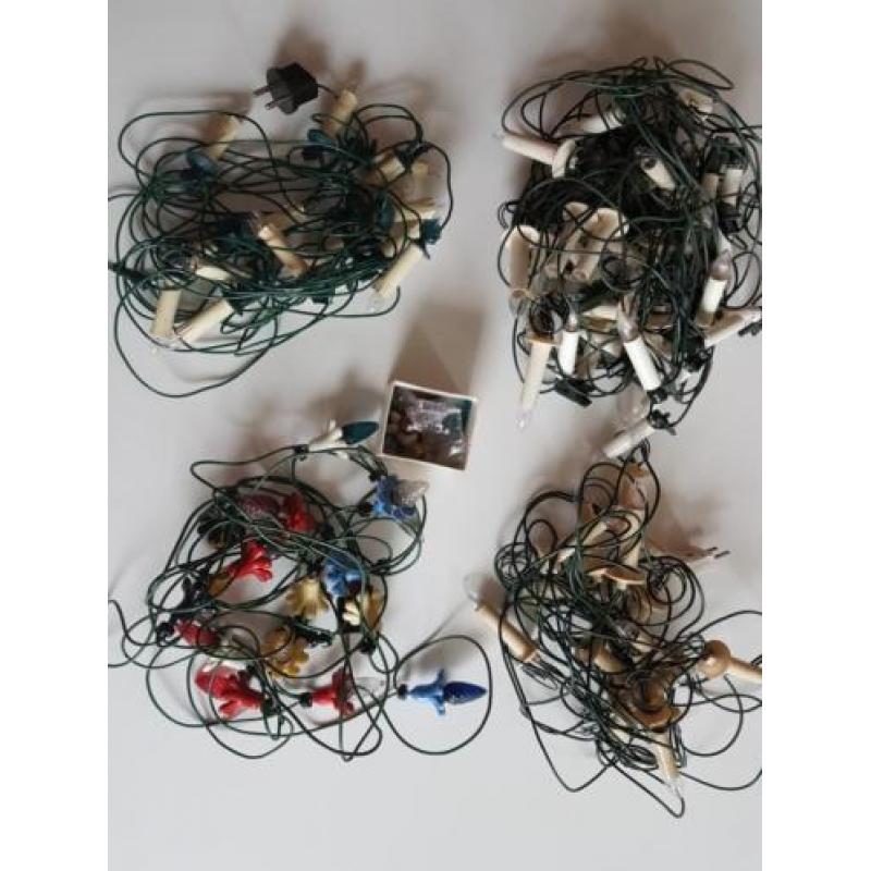 Oude kerstverlichting