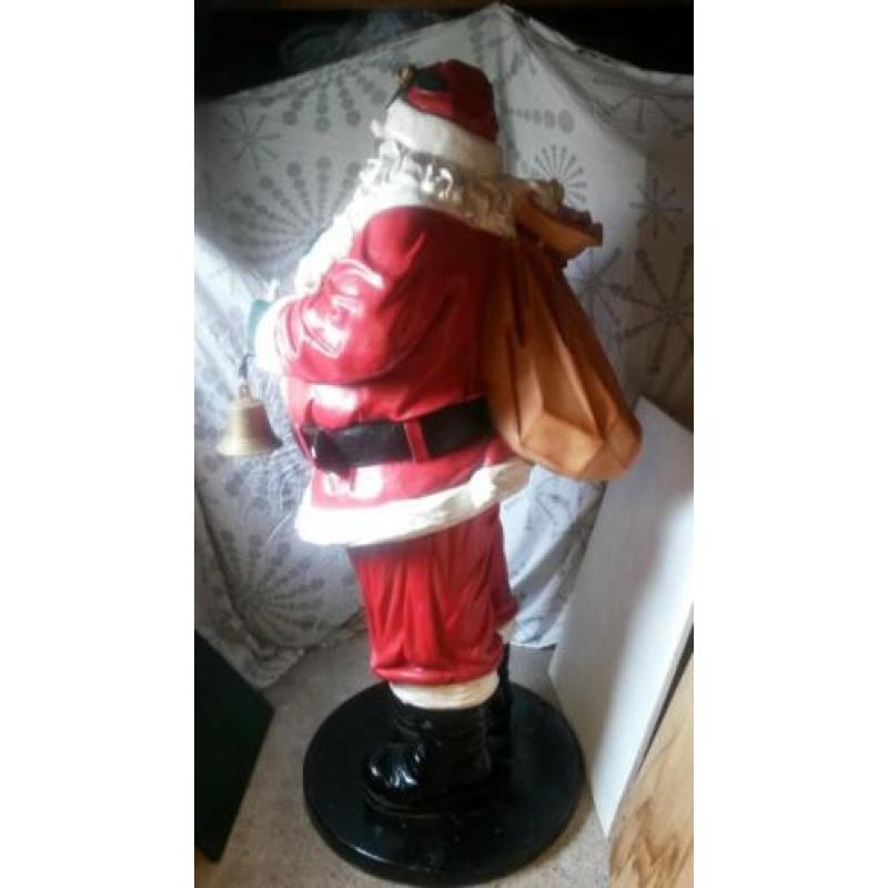 Polyester kerstman hoogte 1.80 cm
