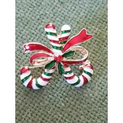 Kerstbroche pepermuntstokjes