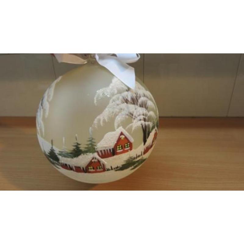 Kerst versiering Ttsjechië Kerstbal Kerstbal doorsnede 20 cm