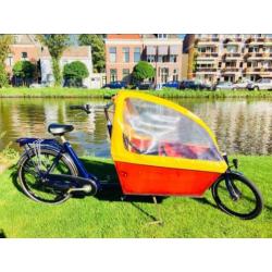 Bakfiets NL Cargo Long 8 vers veel extras!
