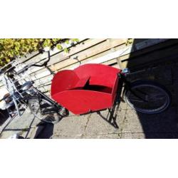Bakfiets FIETSFABRIEK met Huif & 3 nexus versnellingen