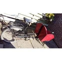 Bakfiets FIETSFABRIEK met Huif & 3 nexus versnellingen