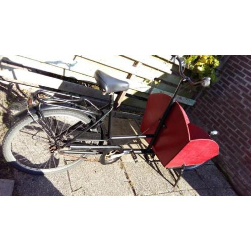 Bakfiets FIETSFABRIEK met Huif & 3 nexus versnellingen