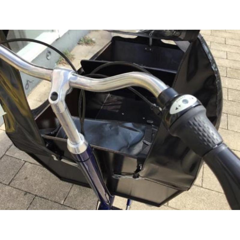 ZGAN Bakfiets nl Long NN7D versnelling,Huif en Extra bankje