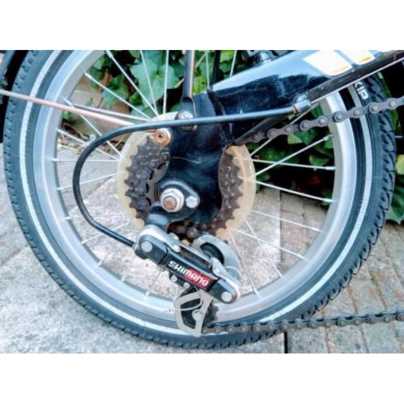 Scamper vouwfiets met 6 versnellingen.