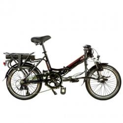 Shinga lacros Scamper S200 elektrische vouwfiets zwart