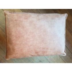 Nieuw leren krukjes 2 stuks, 42x42 en 40x60 35 cm hoog