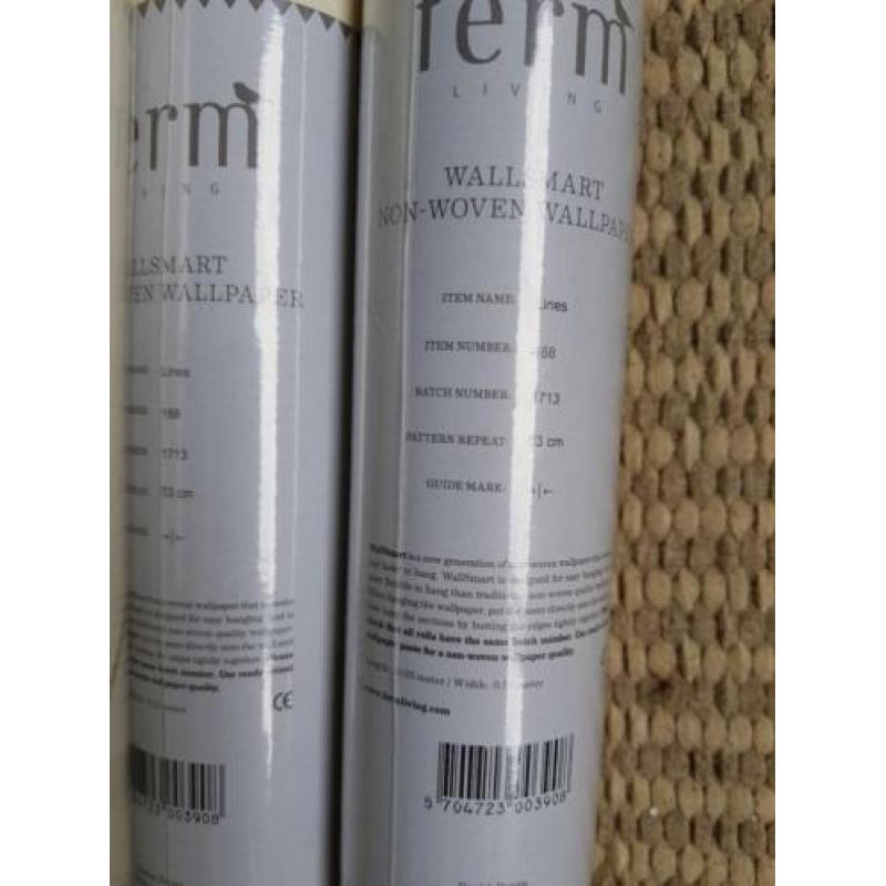 4 rollen Ferm Living behang Lines