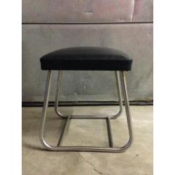 Vintage Art Deco Bauhaus chroom Gispen Koller & Van Os kruk