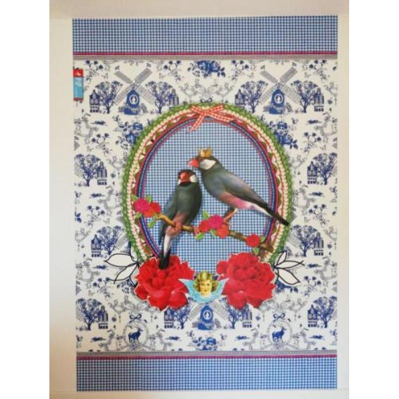 Pip studio Behang wand vogels
