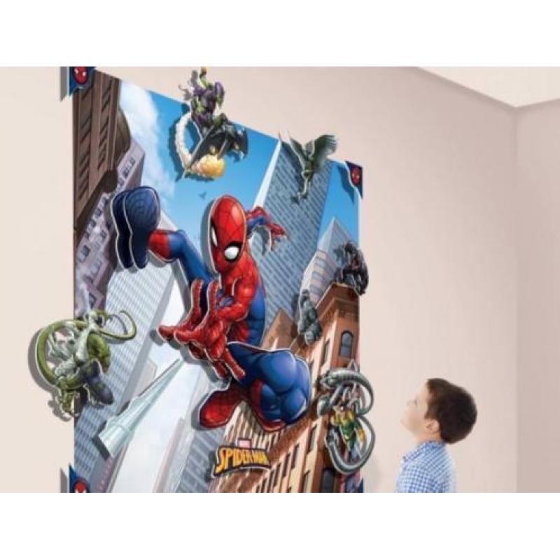 3D Behang Spiderman - Walltastic