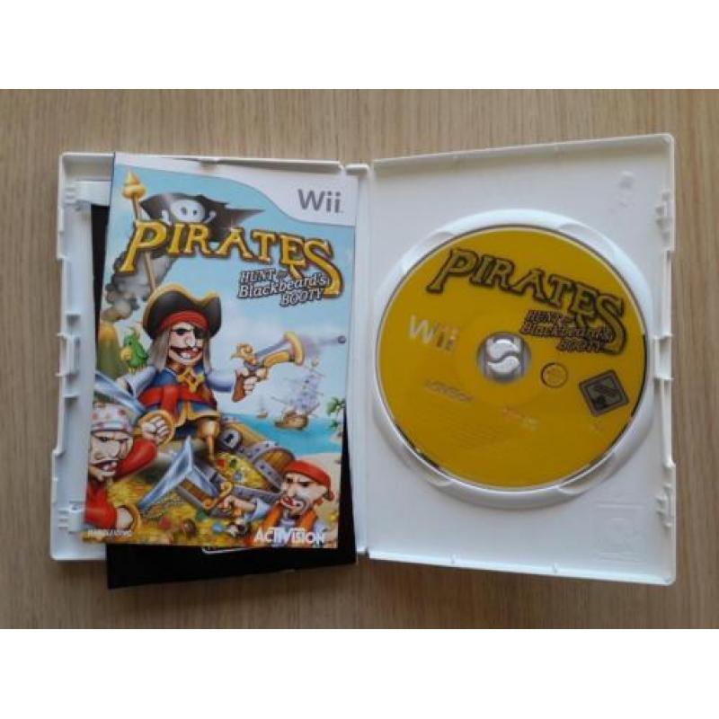 3 Wii spellen (Pirates, Cocoto en Wipe out)