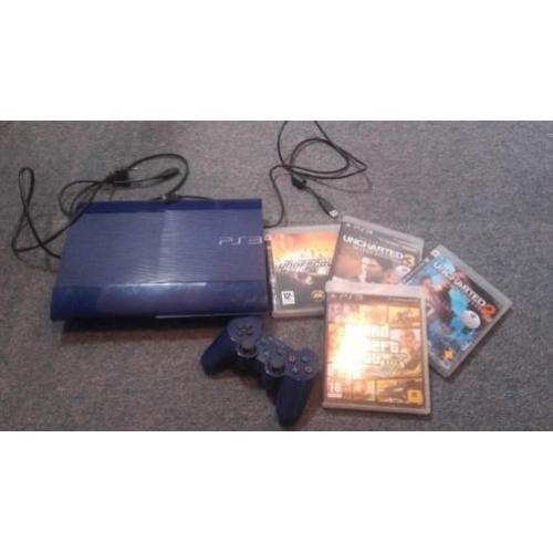 Playstation 3 +4spellen en 1 controller