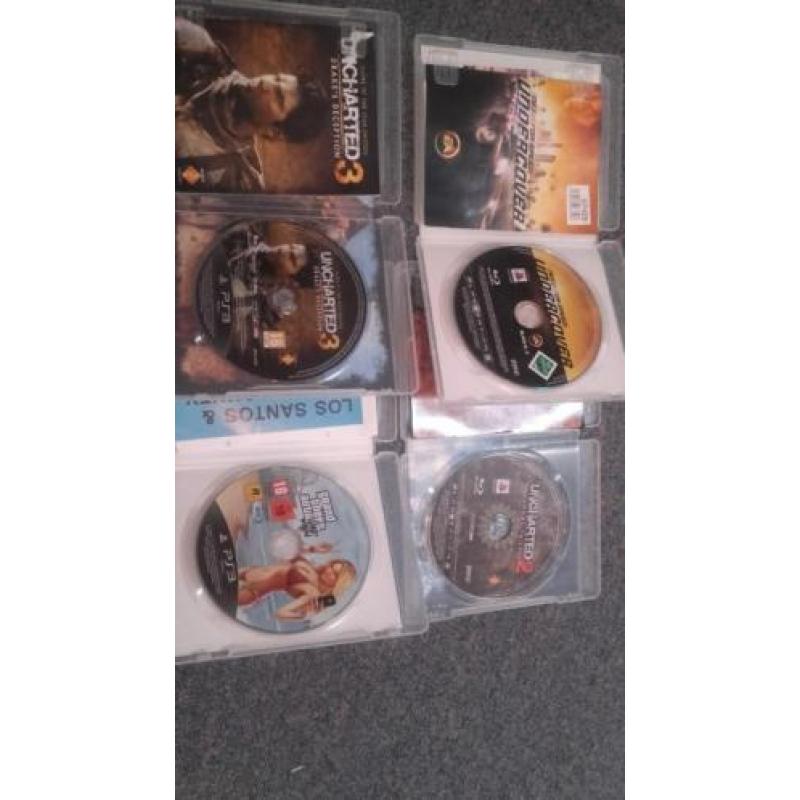 Playstation 3 +4spellen en 1 controller