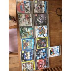 PlayStation 3 met 3 controllers en spellen