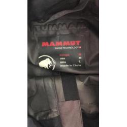 Mammut gore tex regenjas, zwart, maat M