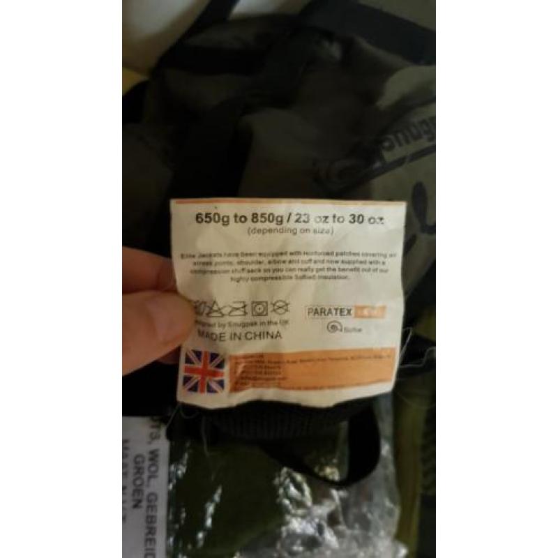 Sleeka Elite snugpak groen green maat M