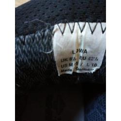 Hoge Lowa wandelschoenen maat 42,5 blauw/ grijs