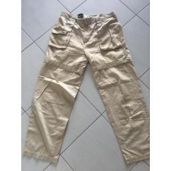 beige afritsbroek heren Merk Manok maat 58