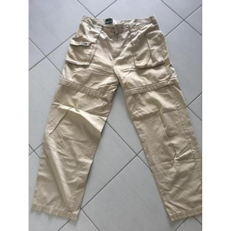 beige afritsbroek heren Merk Manok maat 58