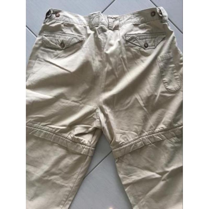 beige afritsbroek heren Merk Manok maat 58