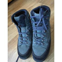Hoge Lowa wandelschoenen maat 42,5 blauw/ grijs