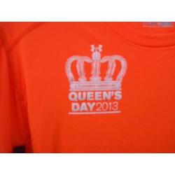 Queens day 2013 shirt maat l (nieuw)