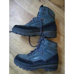 Hoge Lowa wandelschoenen maat 42,5 blauw/ grijs