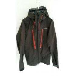 Quechua antraciet grijs regen jack maat s