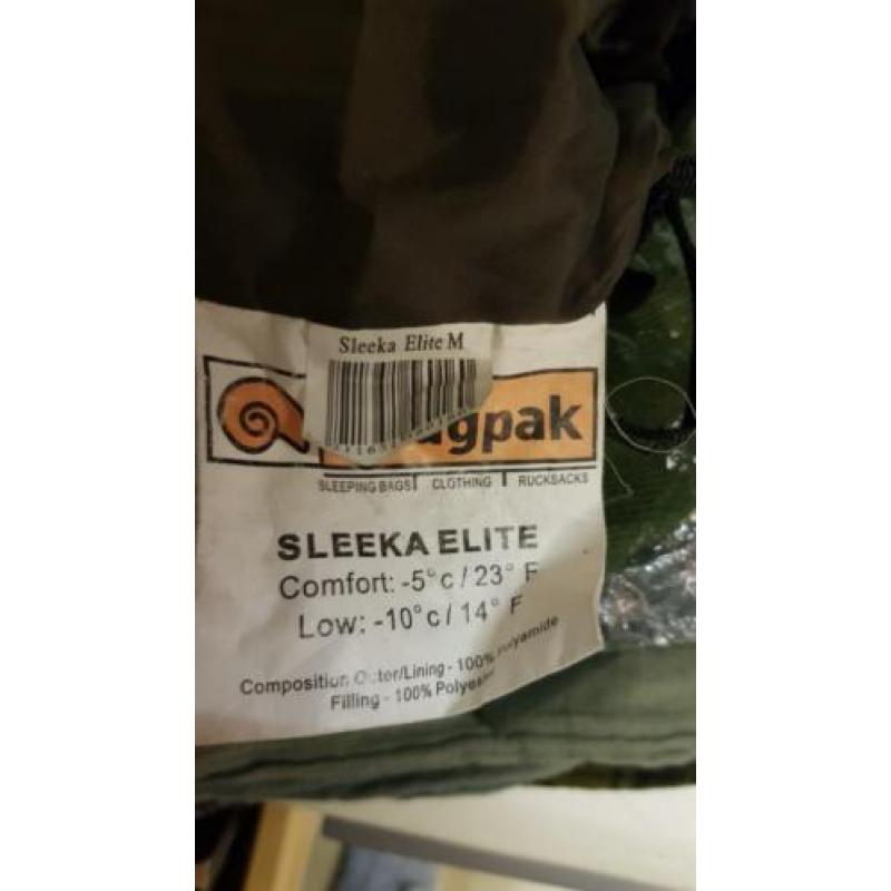 Sleeka Elite snugpak groen green maat M