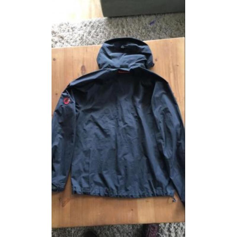 Mammut gore tex regenjas, zwart, maat M