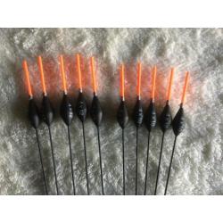 adv 151 / NIEUW serie 10 dobbers = 2 gewichten