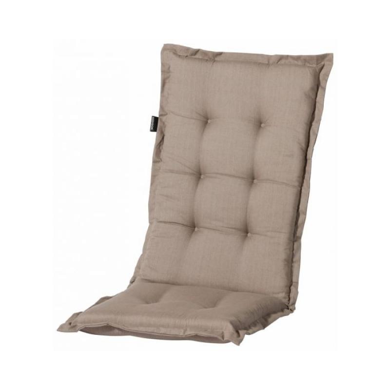 2L Home Tuinstoelkussen Hoge Rug Basic Taupe